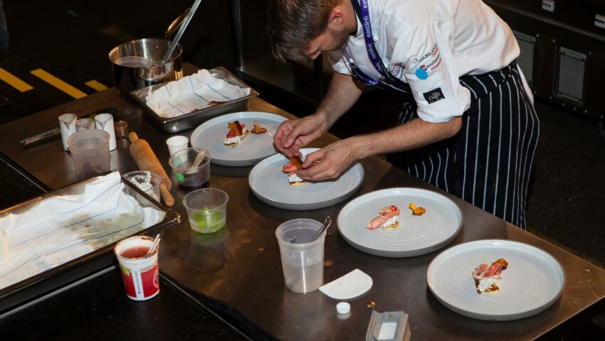 Mark Andrews inPEI Garland Canada International Chef Challenge