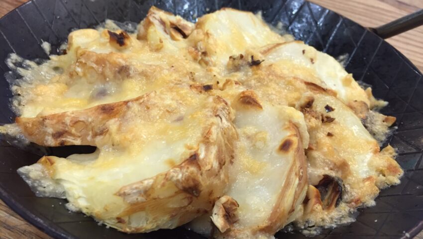 Baked celeriac