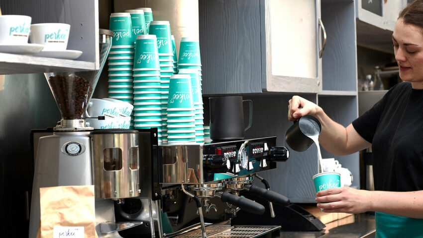 Perkee coffee barista