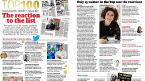 Caterer Top 100 Most powerful people in Hospitality