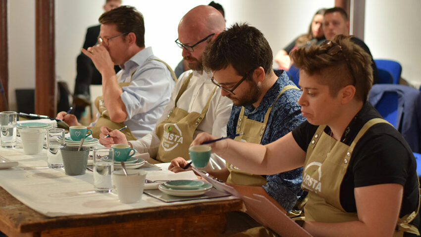 coffee carnival and barista champs judging