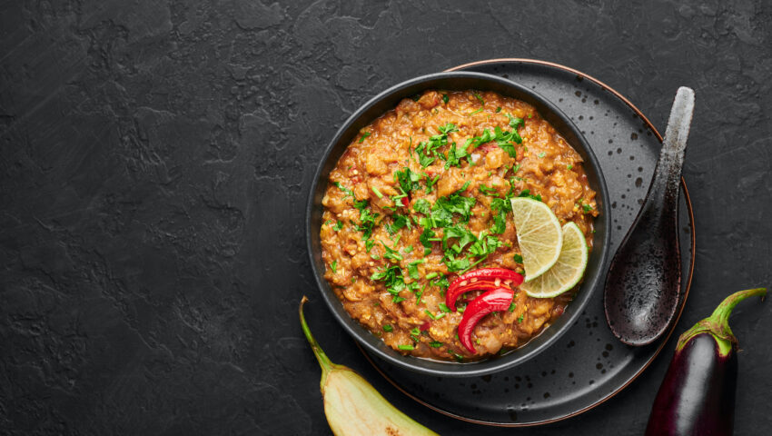 Aubergine curry