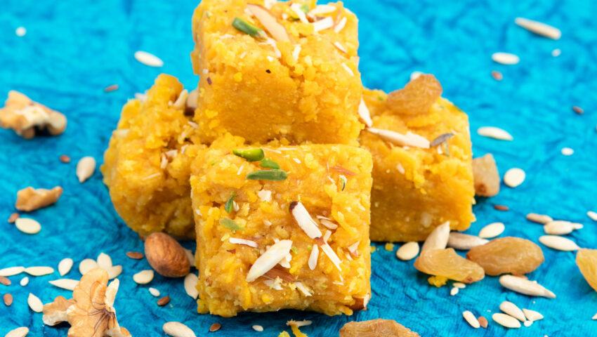 Besan barfi