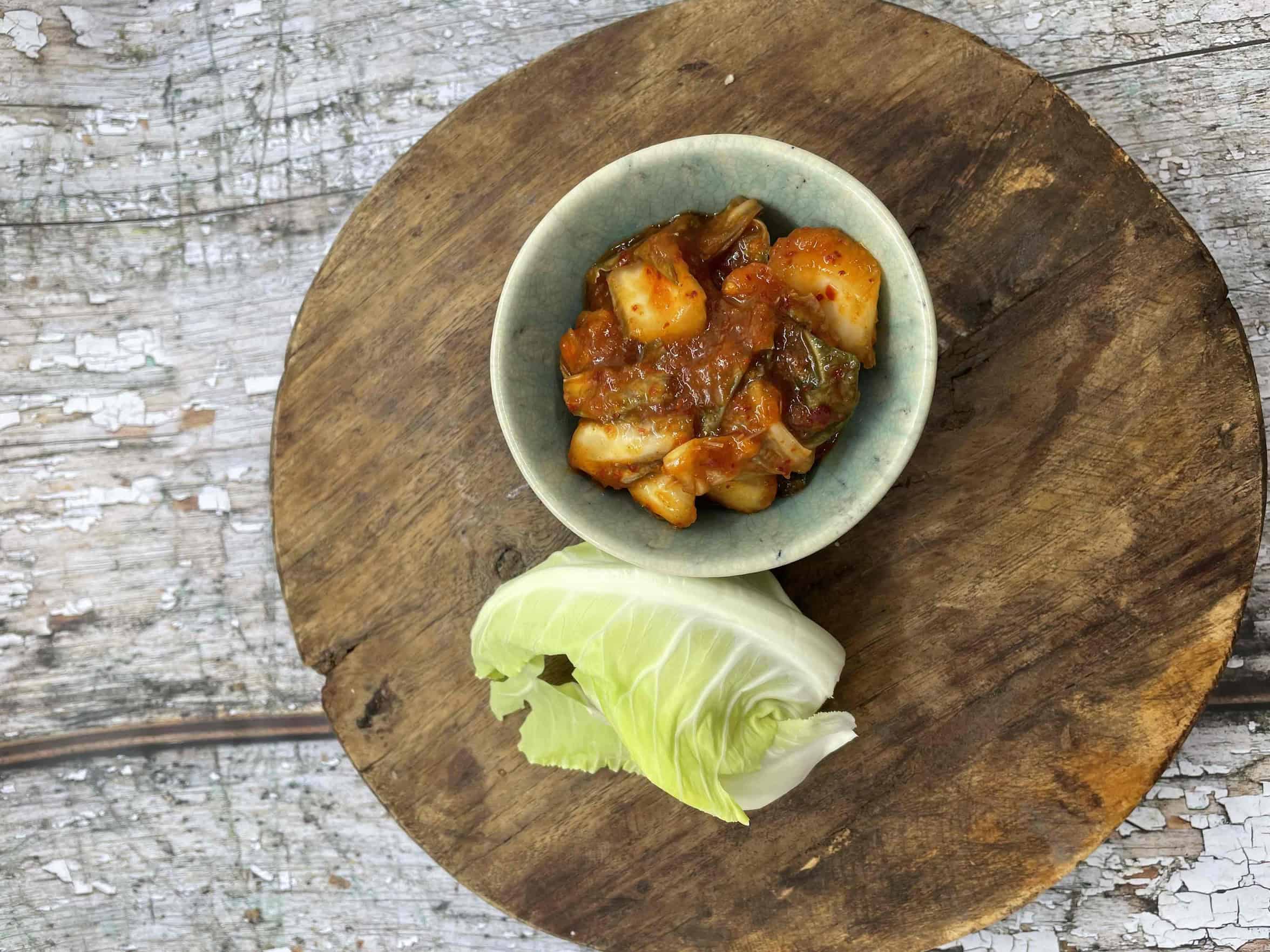 Cauliflower Kimchi BM Independently Minded Contract Caterer