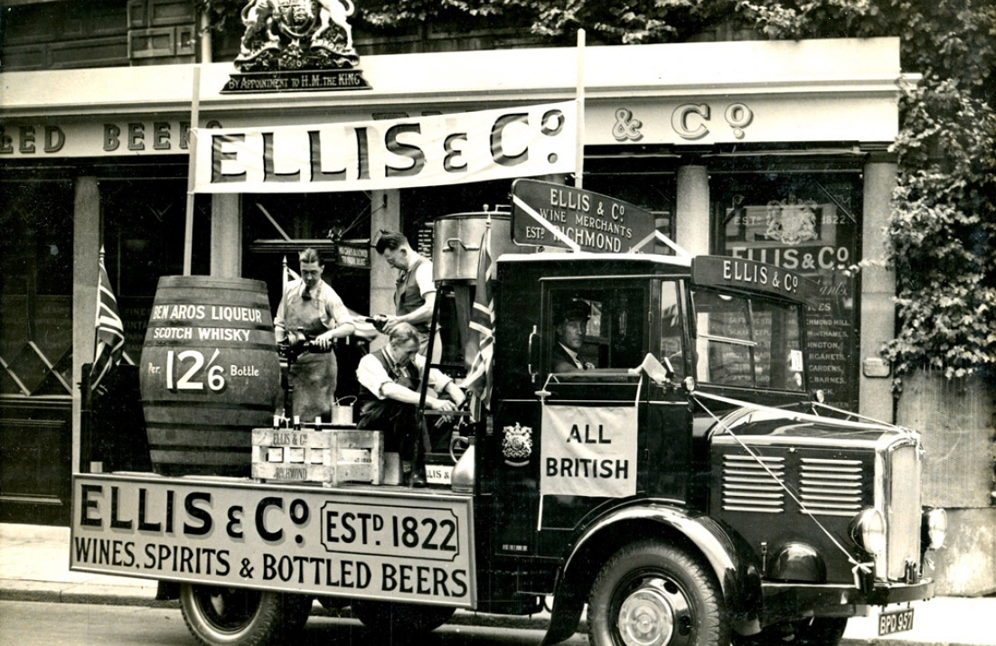 Ellis truck float circa 1922