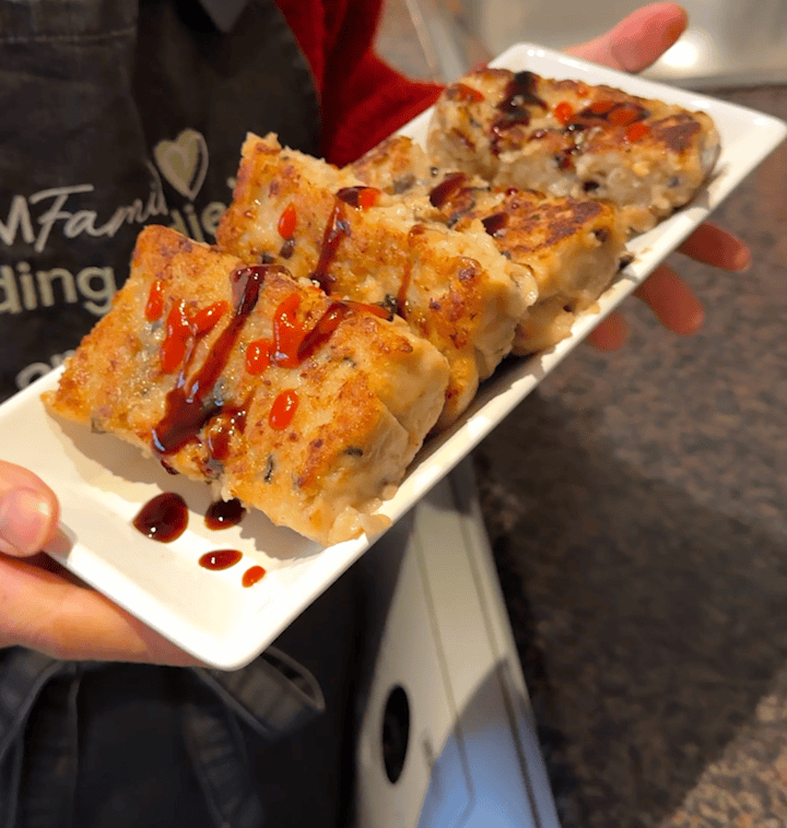 Turnip cake - BM | Independently Minded Contract Caterer