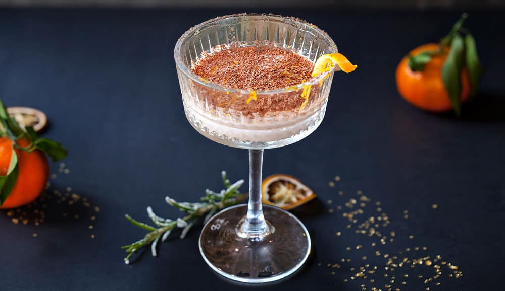 Chocolate orange mocktail