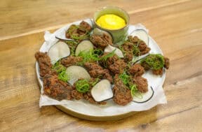 Miso‑marinated fried chicken