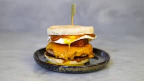 sausage and hash brown muffin