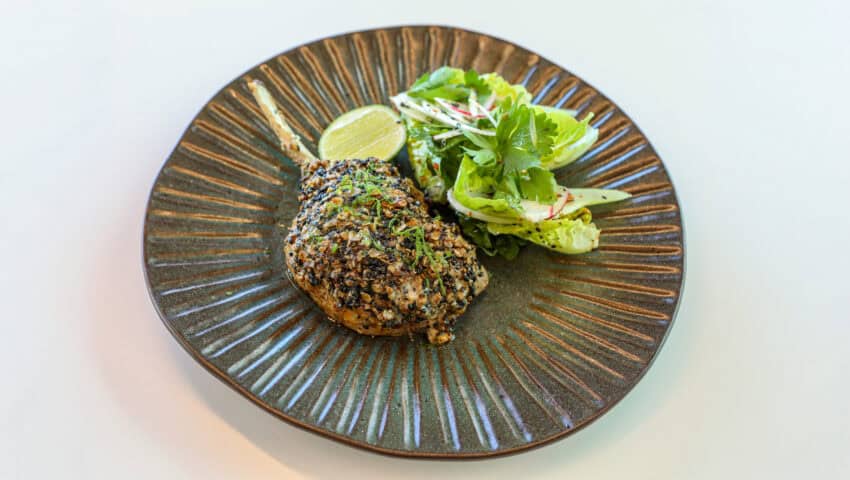prawn toast pork cutlet